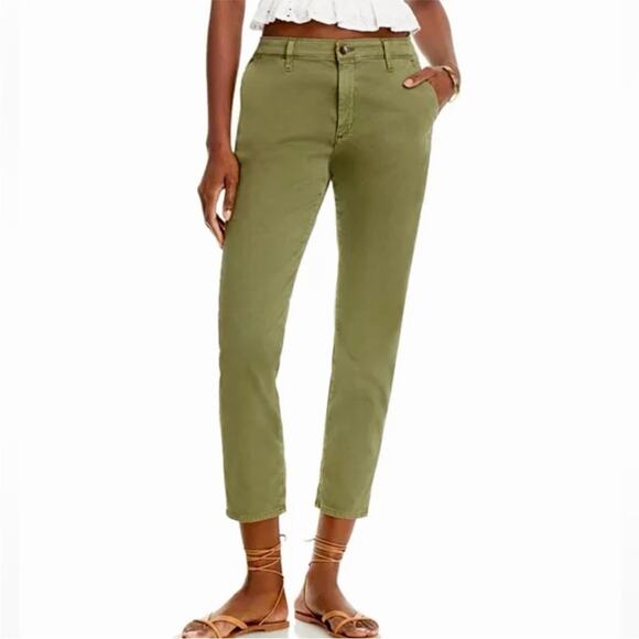 AG-Adriano Goldschmied Khaki Caden Trouser Pant Sz 27 - Picture 5 of 15